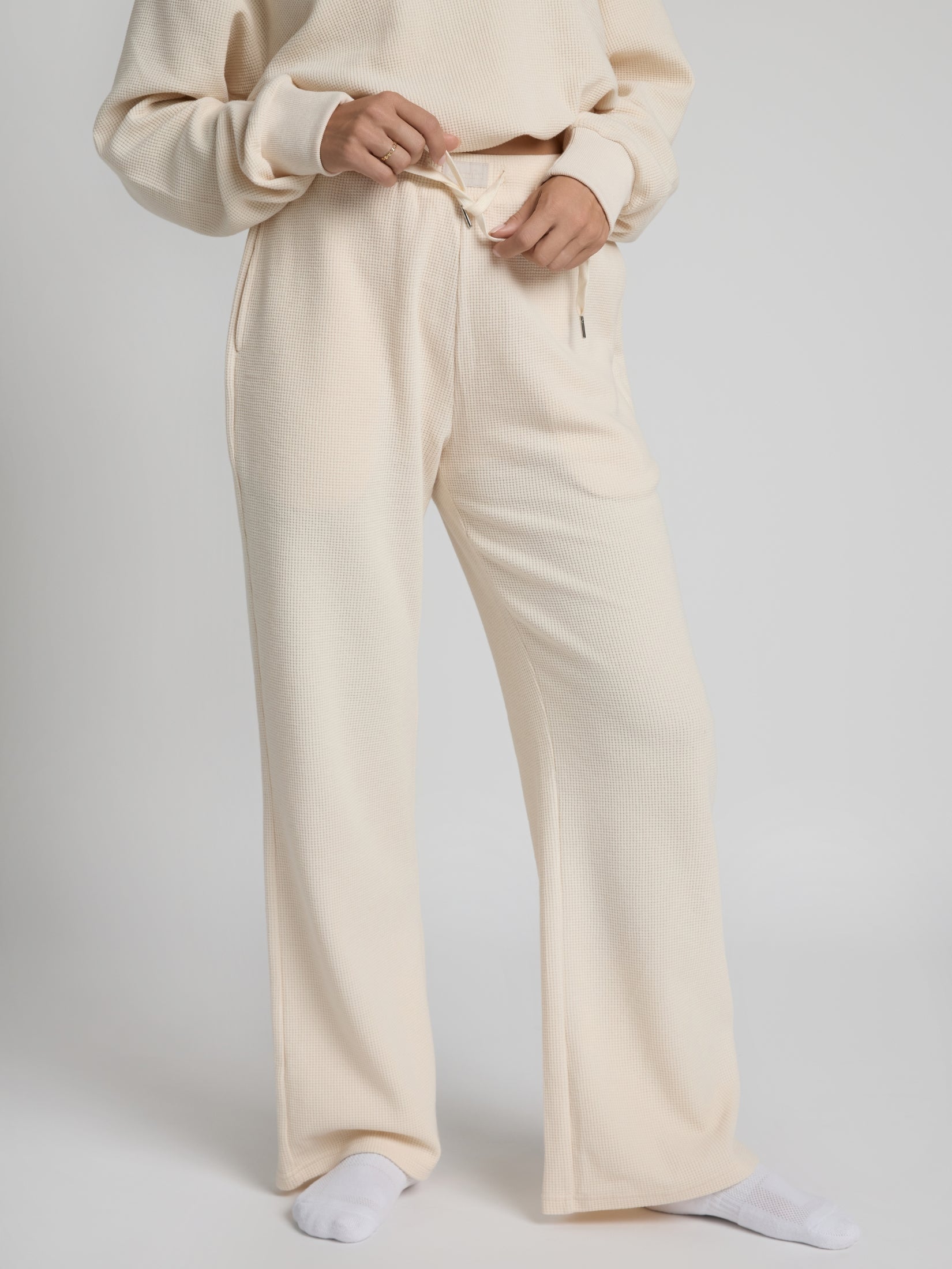 Waffle Lounge Relaxed Sweatpants