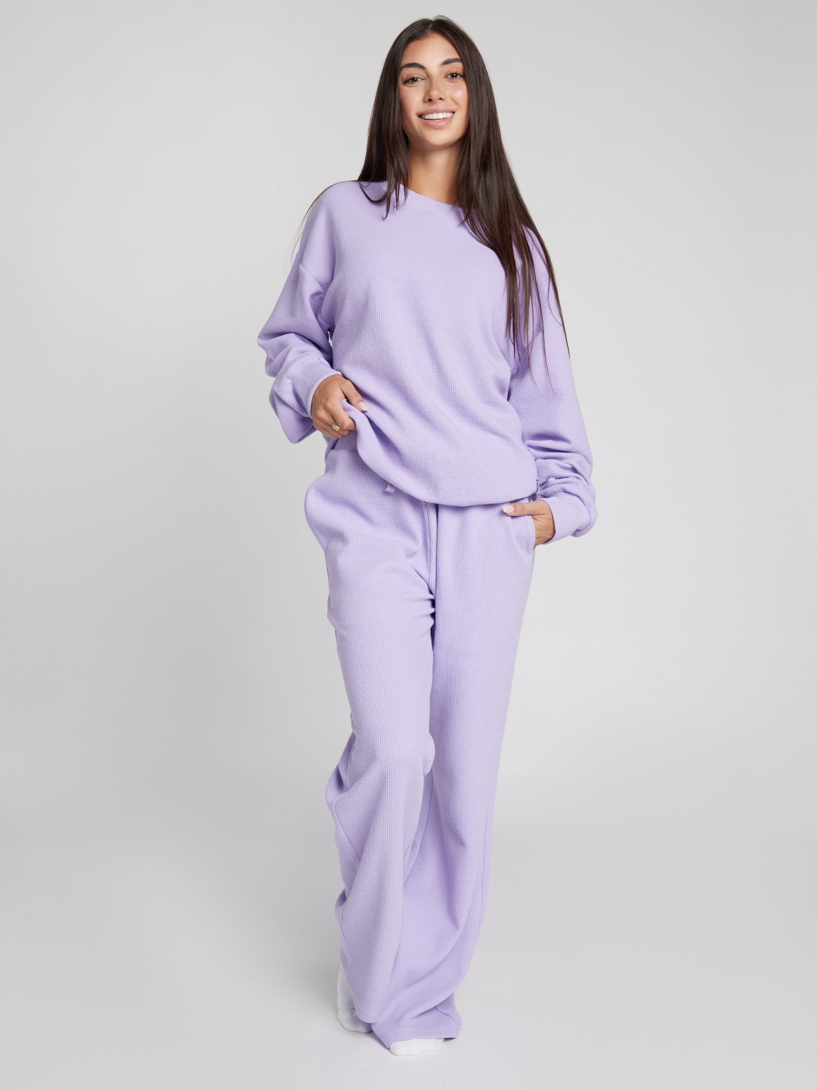 Waffle Lounge Relaxed Sweatpants