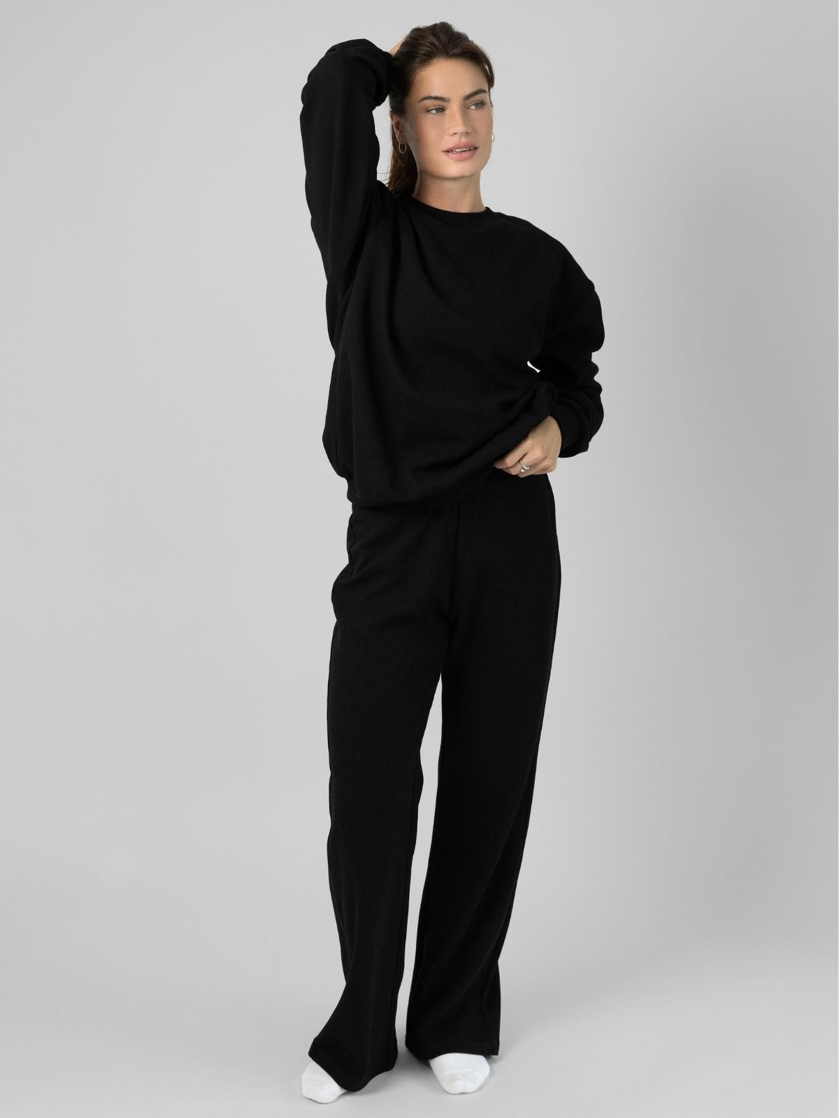 Waffle Lounge Relaxed Sweatpants - Pre-Order