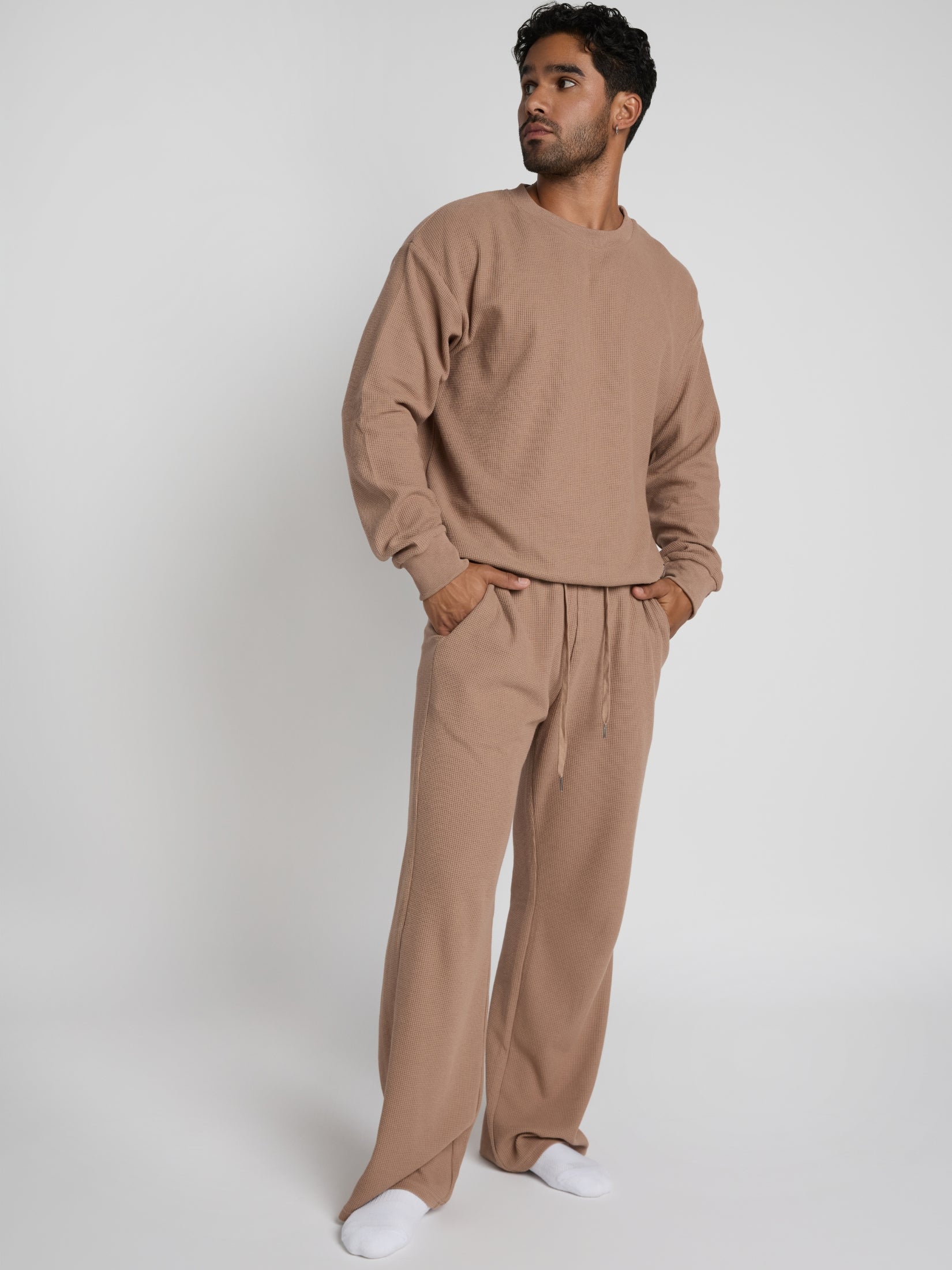 Waffle Lounge Relaxed Sweatpants
